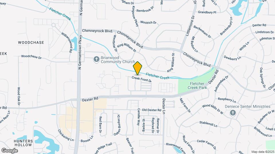 8380 Creek Front Dr Mapa y Detalles de la Ubicación