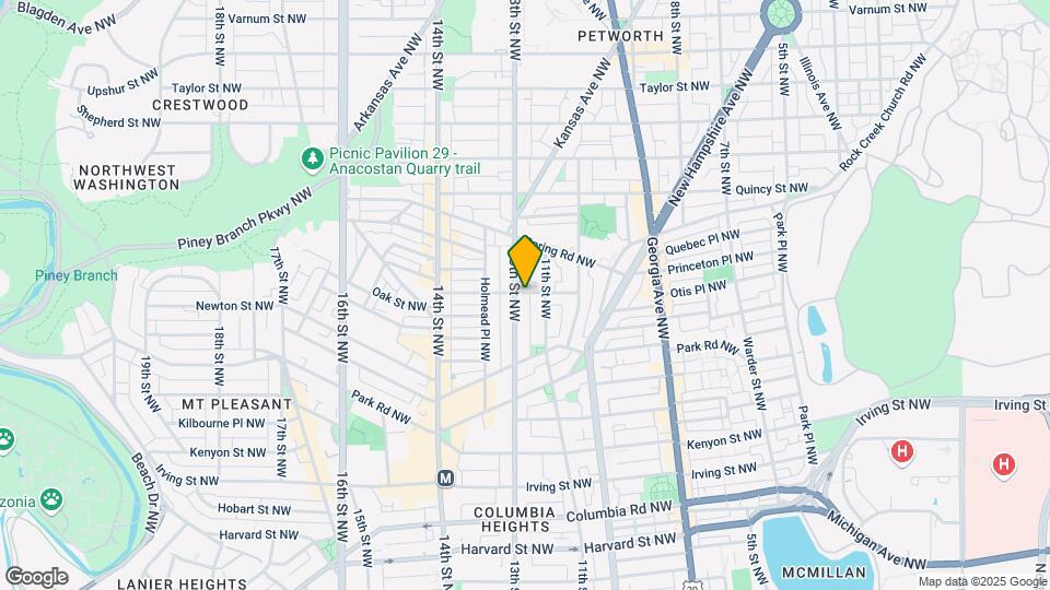 3585 13th St NW Map and Location Details