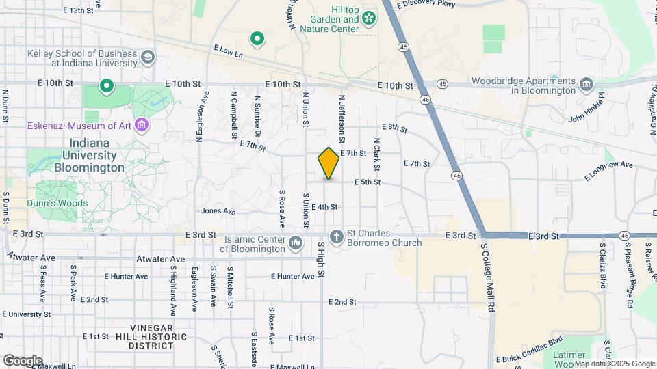 2100 E 5th St Map and Location Details