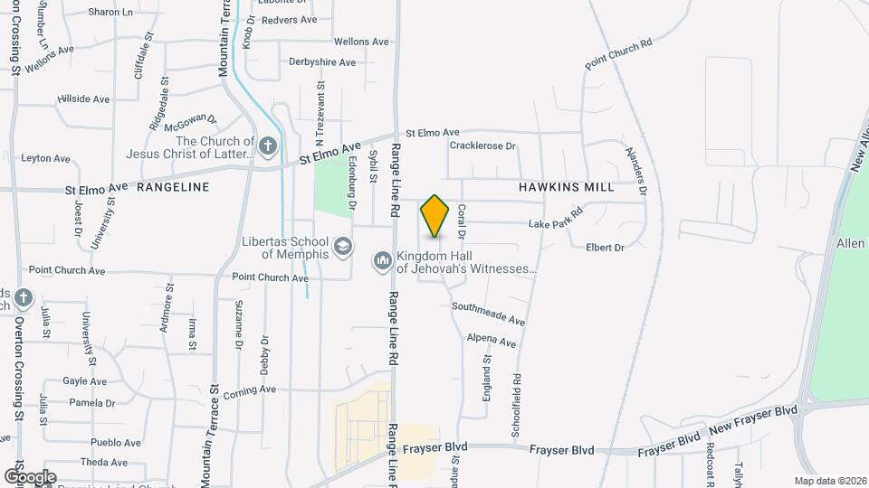 3785 Ladue St Map and Location Details