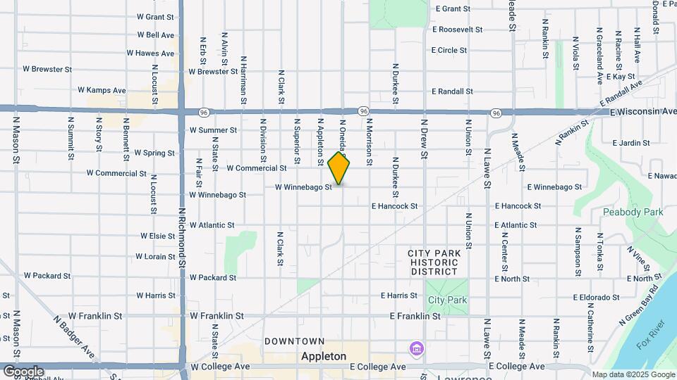 821 N Oneida St Mapa y Detalles de la Ubicación