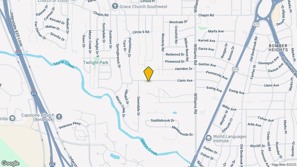 8301 Llano Ave Map and Location Details