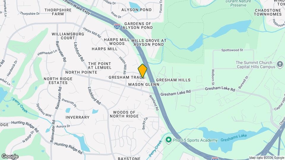 2607 Stewart Pines Dr Map and Location Details