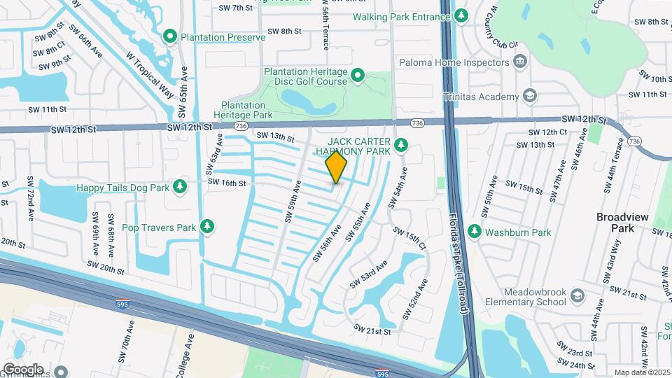 1501 SW 57th Ave Map and Location Details