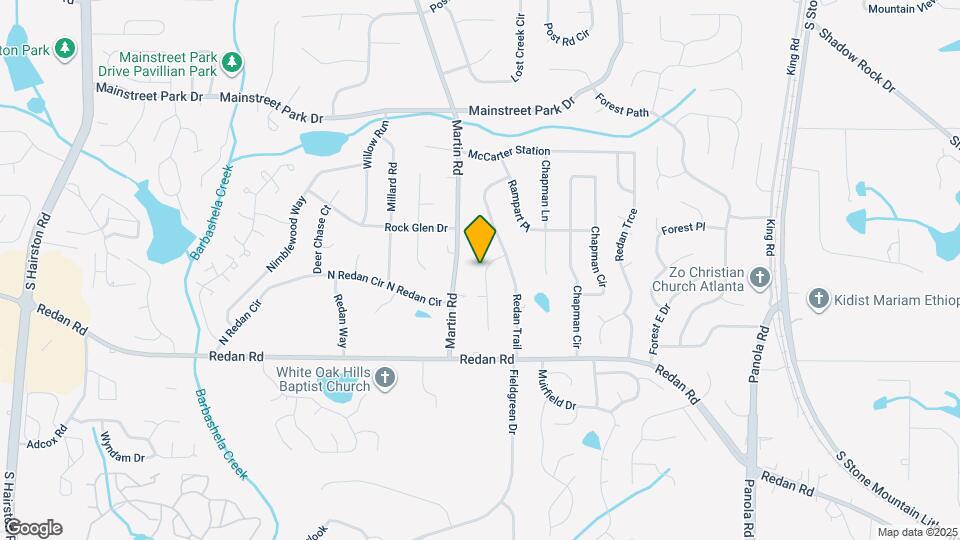 1066 Redan Trail Ct Mapa y Detalles de la Ubicación