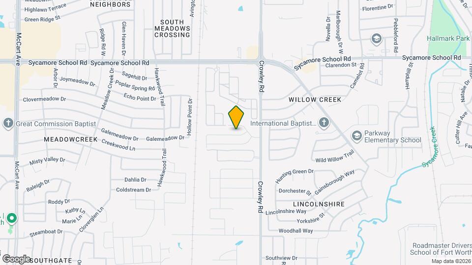 2104 Deniro Dr Mapa y Detalles de la Ubicación