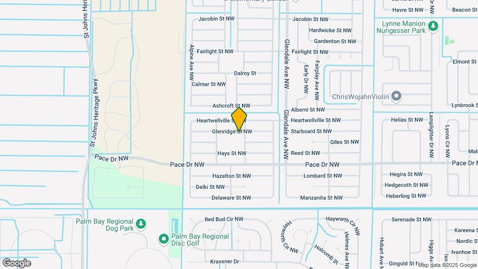 1714 Glenridge St NW Map and Location Details