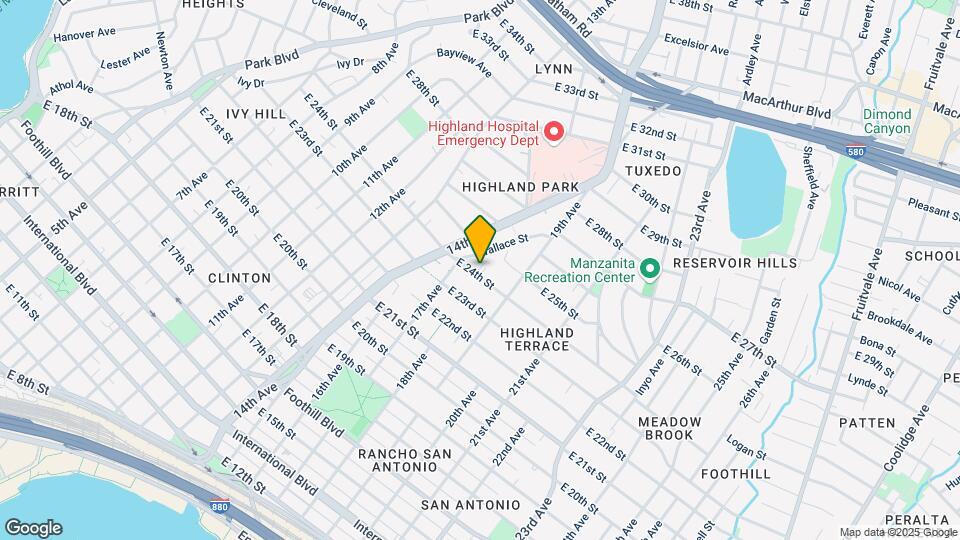1742-1748 E 24th St Mapa y Detalles de la Ubicación