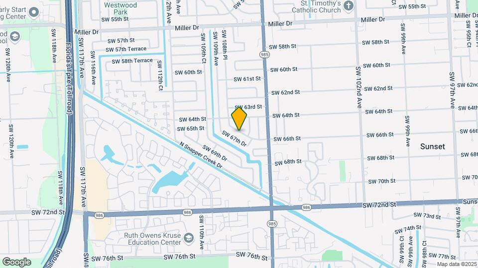 10790 SW 66th Dr Mapa y Detalles de la Ubicación