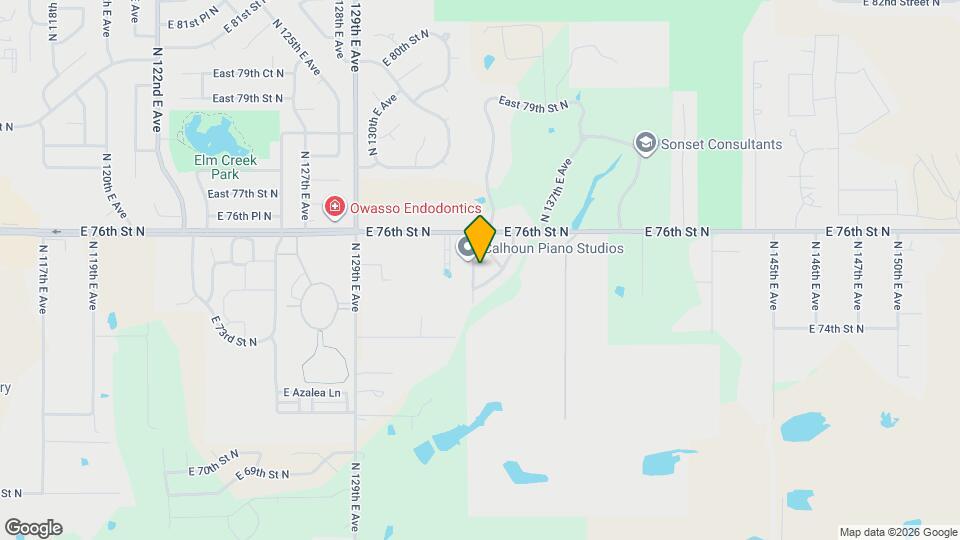 7519 N 133rd E Ave Map and Location Details