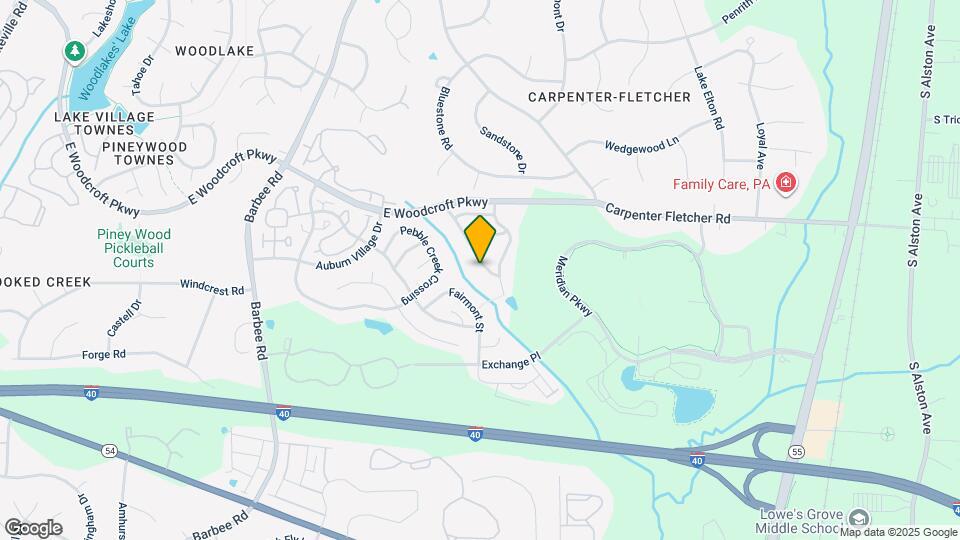 1424 Copper Creek Dr Map and Location Details
