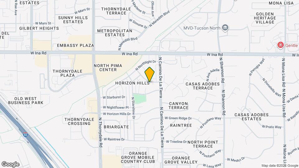 3451 W Northstar Dr Map and Location Details