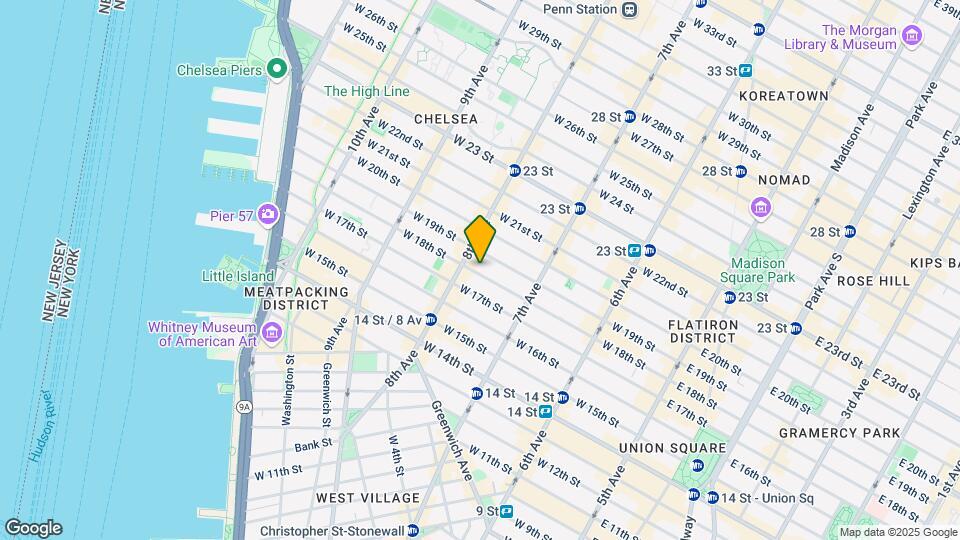 249 W 18th St Mapa y Detalles de la Ubicación