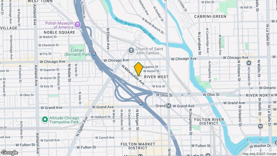 691 Milwaukee Ave Map and Location Details