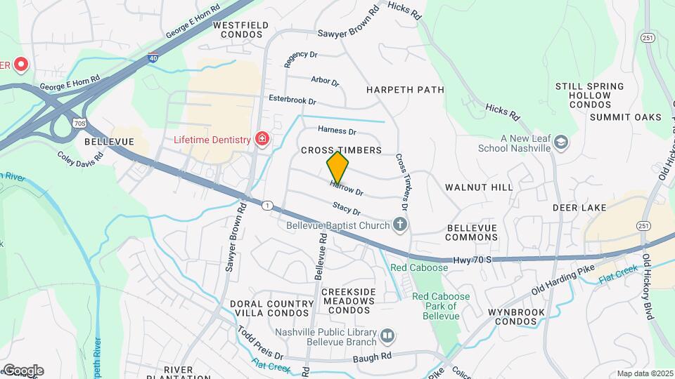 7453 Harrow Dr Map and Location Details