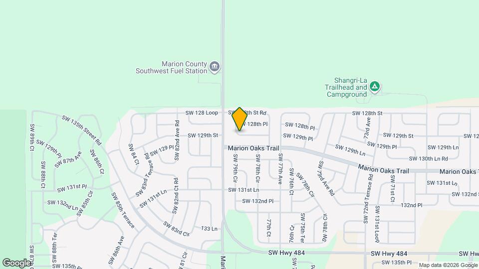 7855 SW 127th Loop Map and Location Details