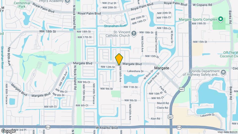 1363 NW 66th Ave Map and Location Details