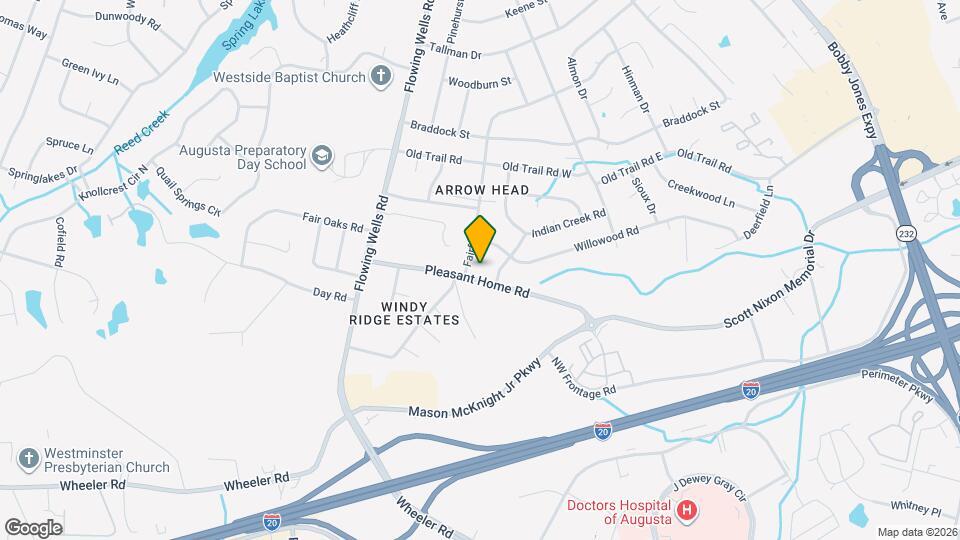 3999 Pleasant Home Rd Map and Location Details