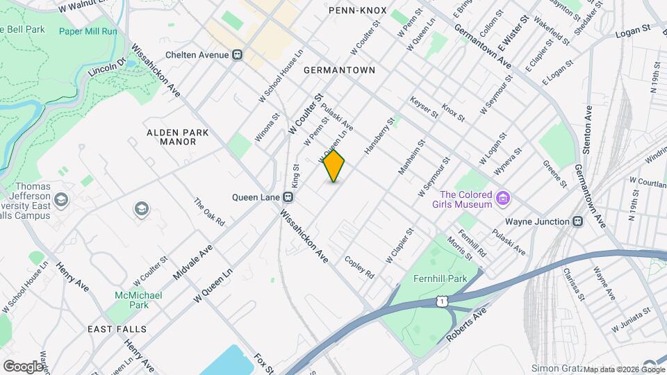 437 W Hansberry St, Unit 3 Map and Location Details