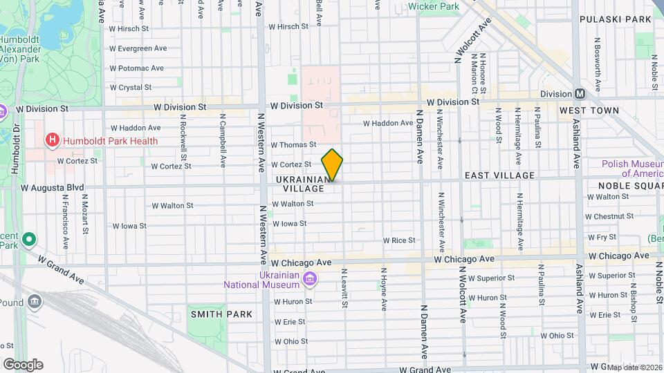 2215 W Augusta Blvd Map and Location Details