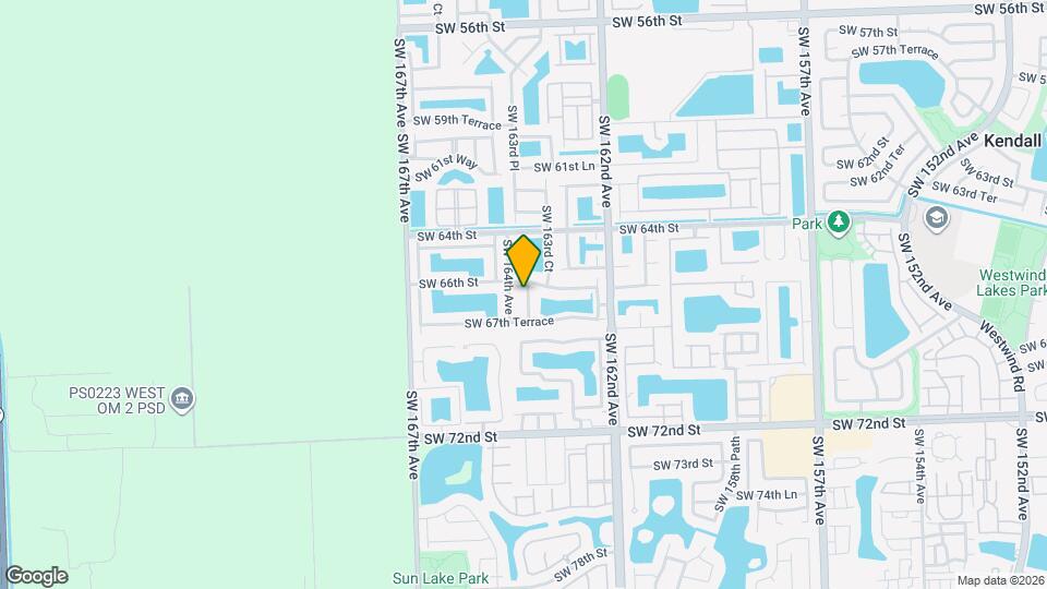 6644 SW 163rd Pl Map and Location Details