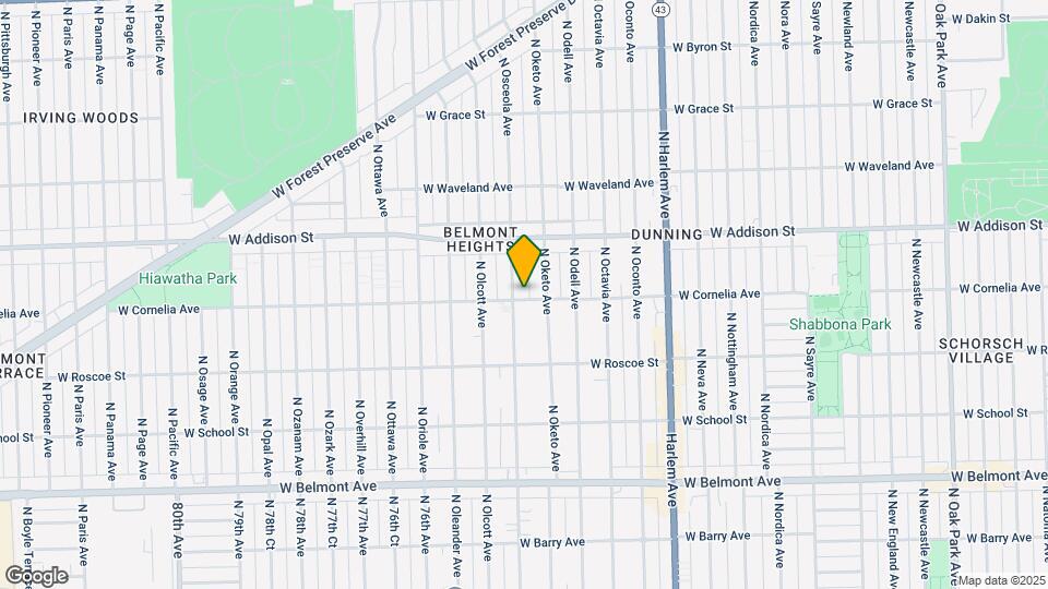 3507 N Osceola Ave Map and Location Details