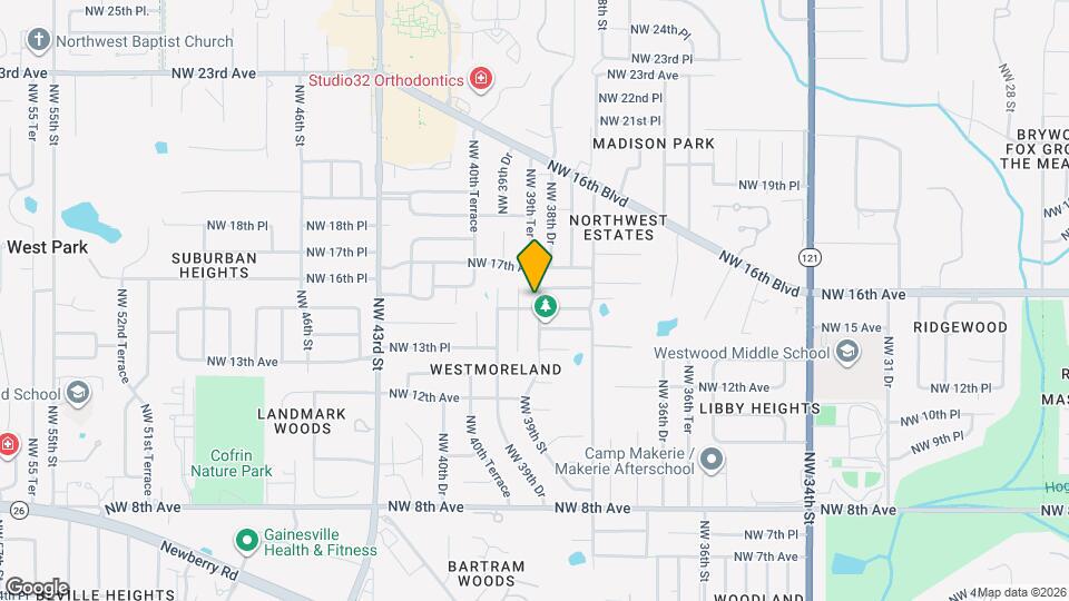 1518 NW 39th St Map and Location Details