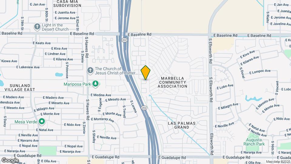 8748 E Laguna Azul Ave Map and Location Details