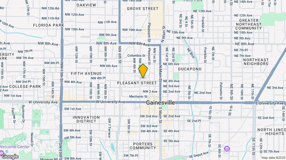 Historic Pleasant Street Triplex Map and Location Details