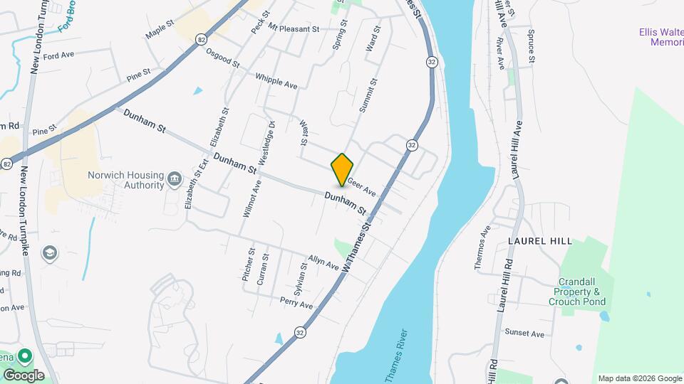 45 Dunham St Map and Location Details