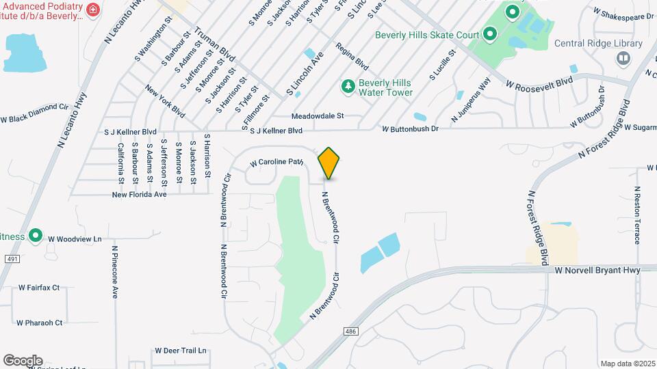 2630 N Brentwood Cir Map and Location Details