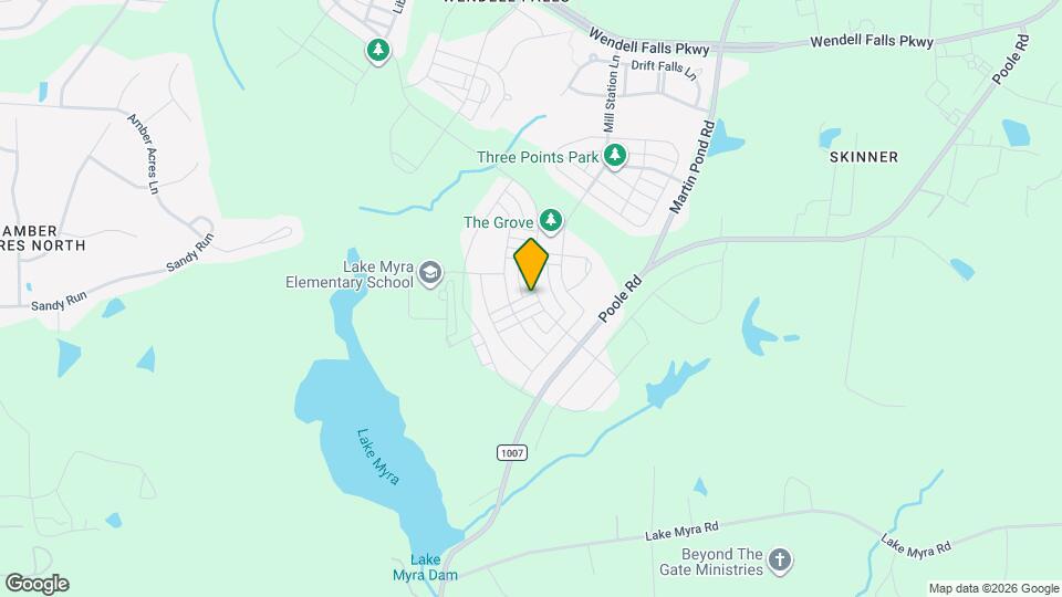 1704 Shady Oaks Dr Map and Location Details