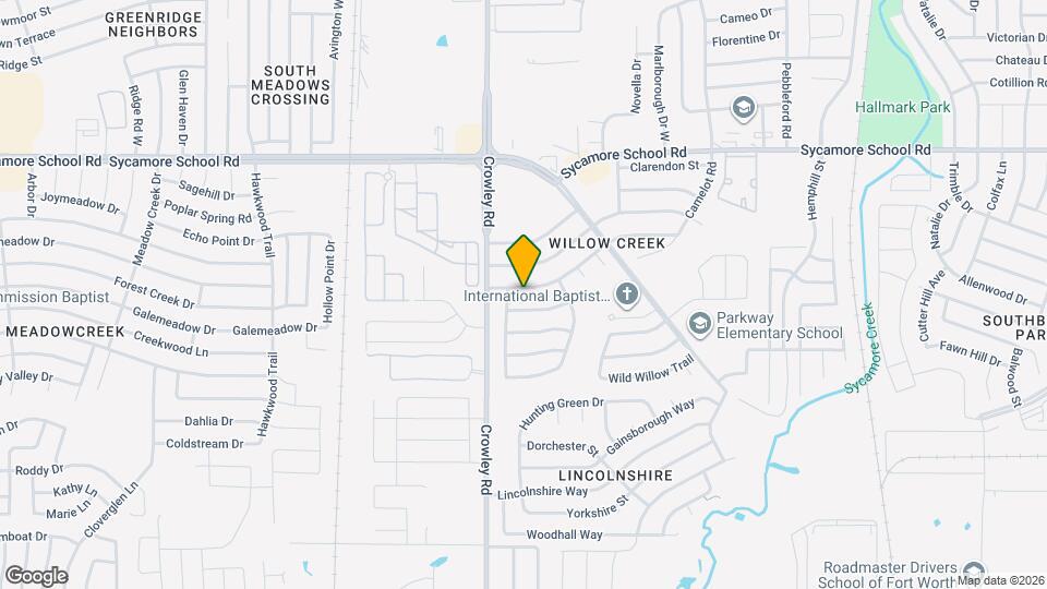 1925 Willow Vale Dr Map and Location Details