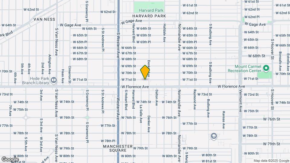 1612 W 71st St Map and Location Details