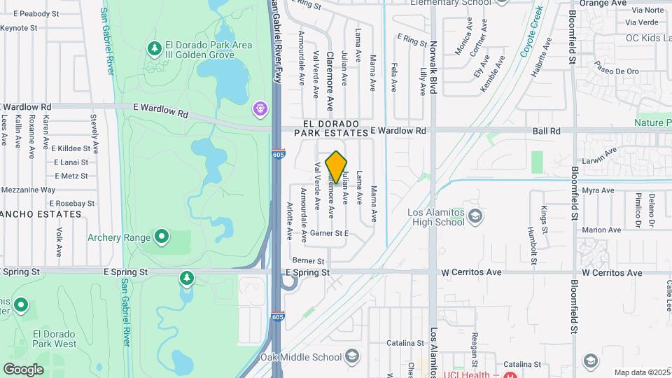 3190 Claremore Ave Map and Location Details