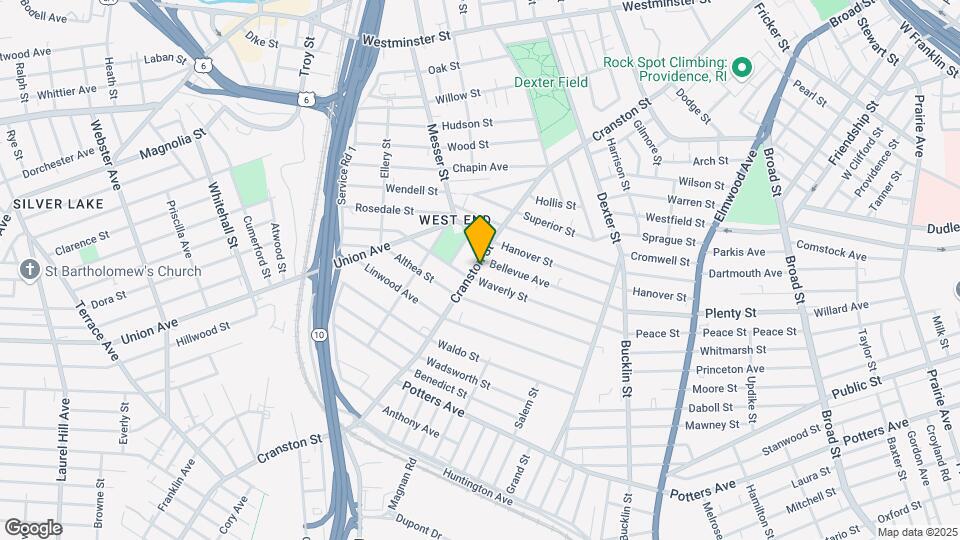540-542 Cranston St Mapa y Detalles de la Ubicación