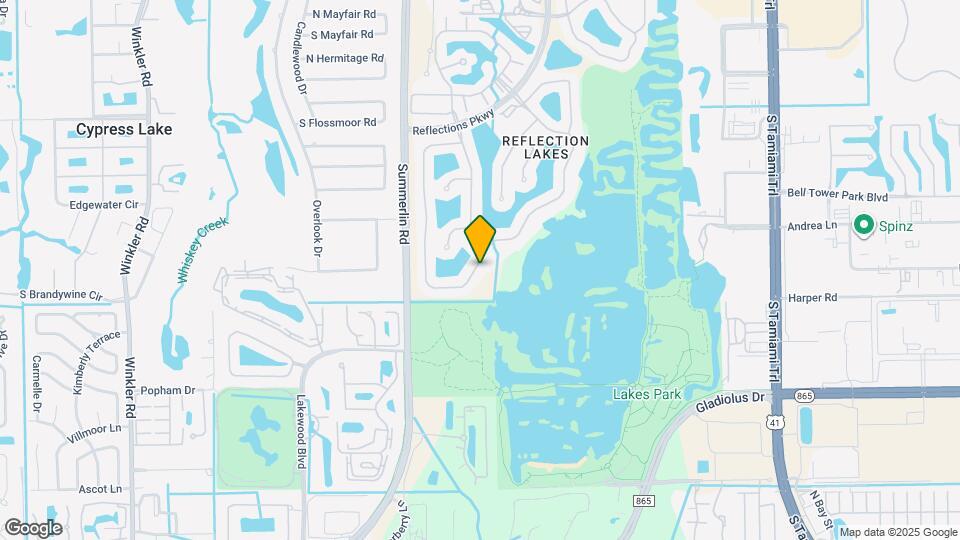 14255 Reflection Lakes Dr Map and Location Details