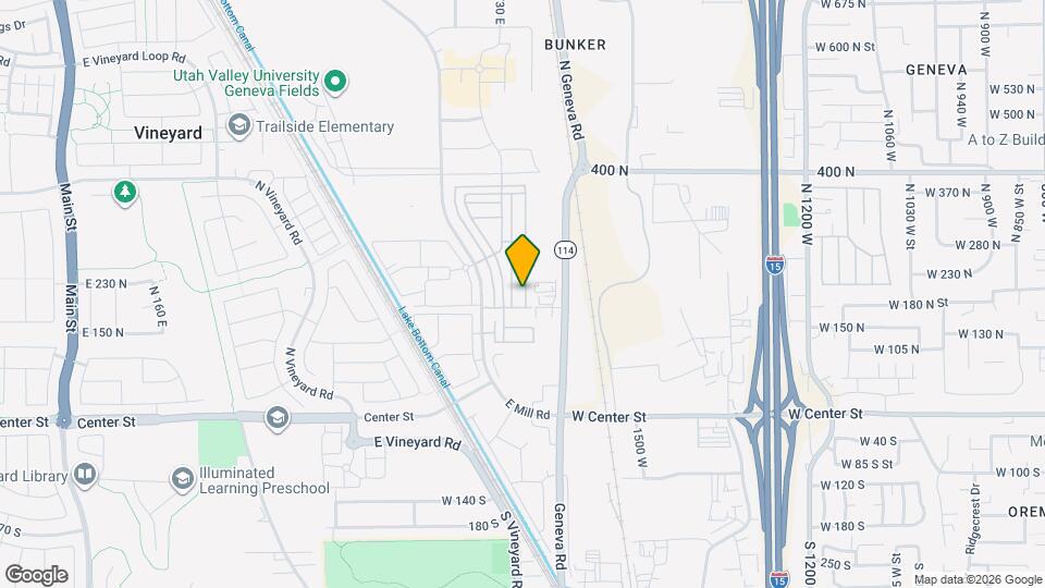 201 N 750 E St Map and Location Details