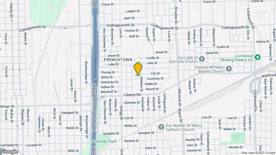 3711 Courtney St Map and Location Details