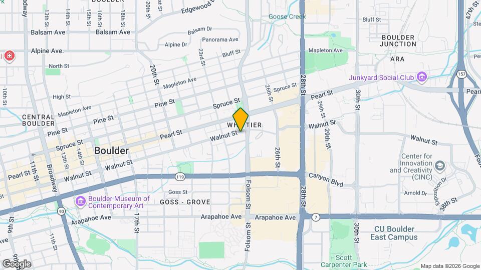 2340 Walnut St Mapa y Detalles de la Ubicación