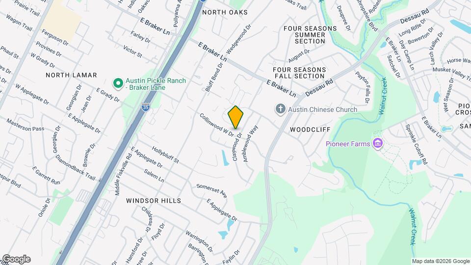 1116 Collinwood W Dr Mapa y Detalles de la Ubicación