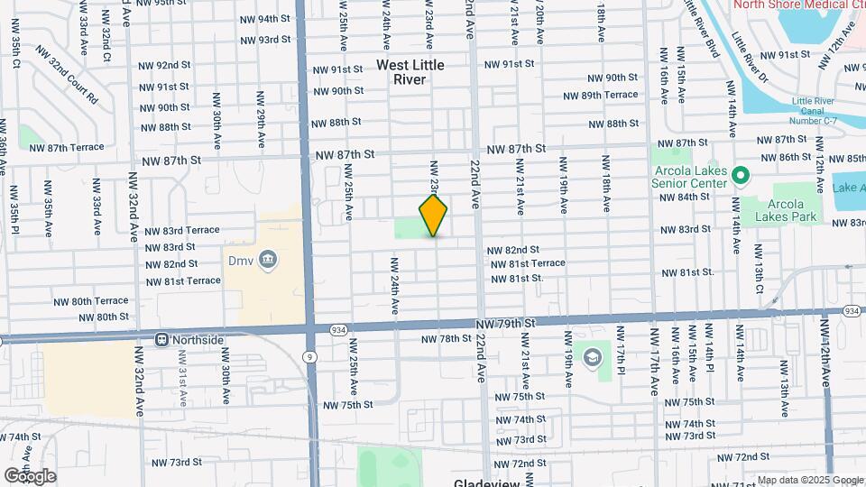 8200 NW 23rd Ave Map and Location Details