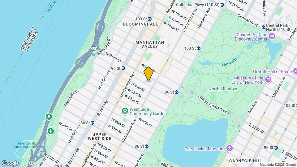 113 W 95th St Map and Location Details