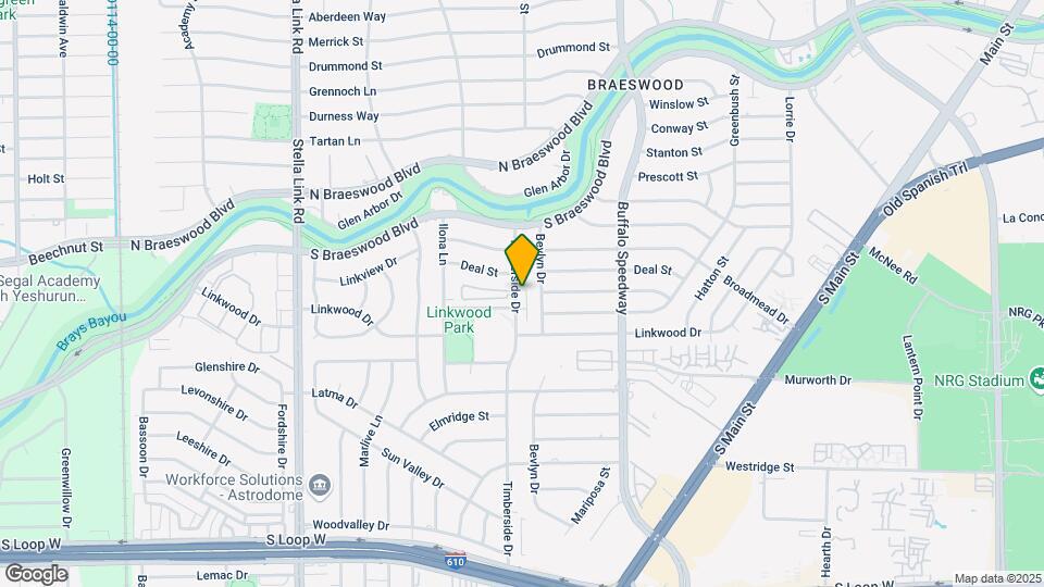8715 Timberside Dr Map and Location Details
