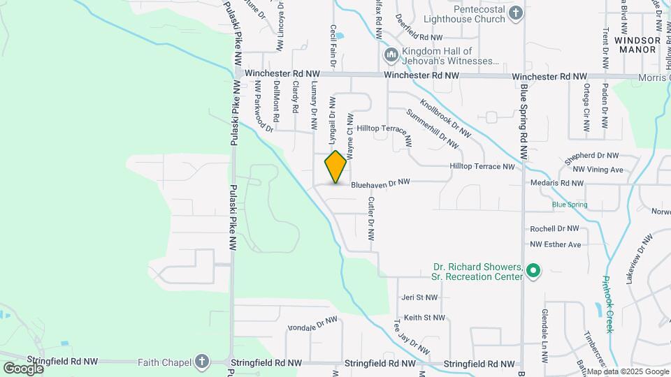 4807 Bluehaven Dr NW Map and Location Details