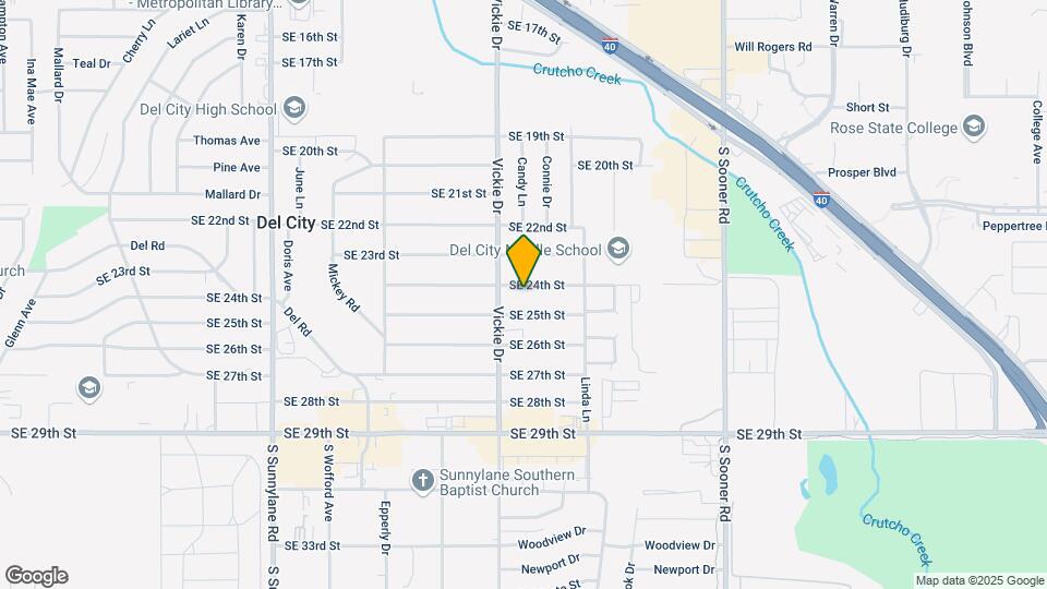 4720 SE 24th St Map and Location Details