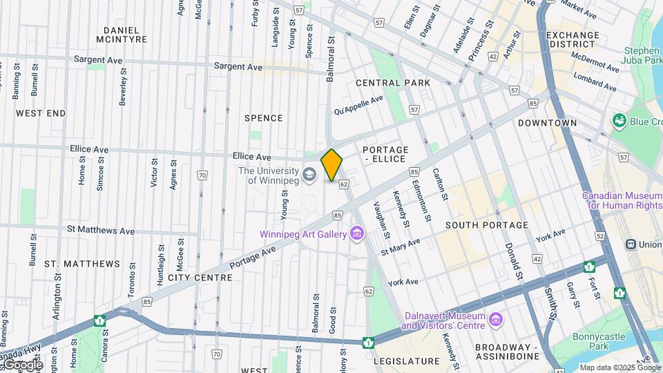 389 Balmoral Apartment Map and Location Details