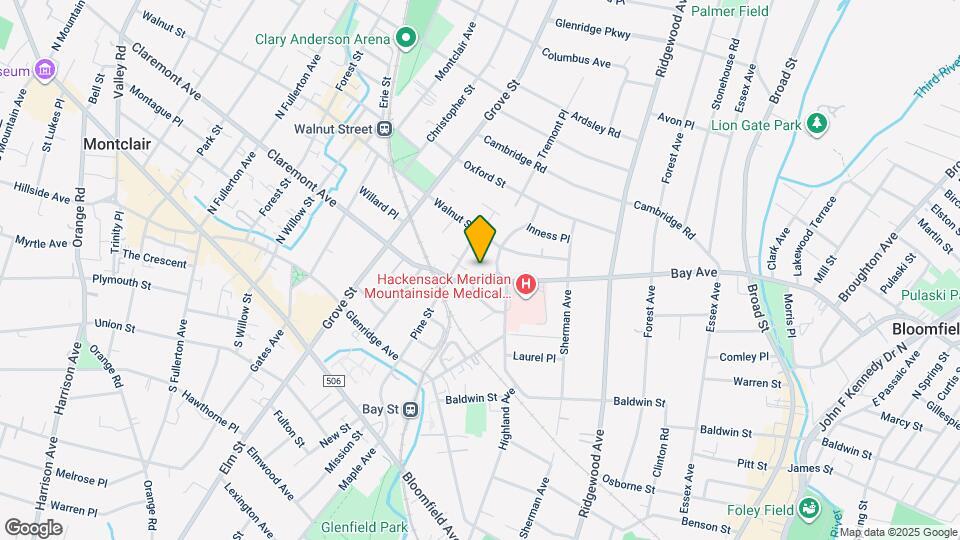 21 Claremont Ave Mapa y Detalles de la Ubicación