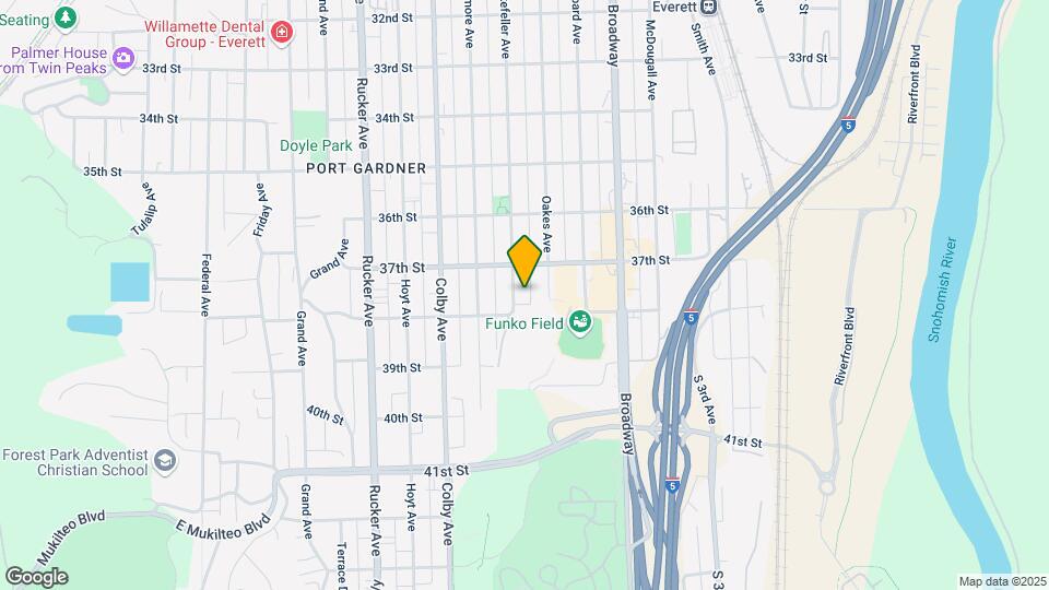 3725 Rockefeller Ave Map and Location Details