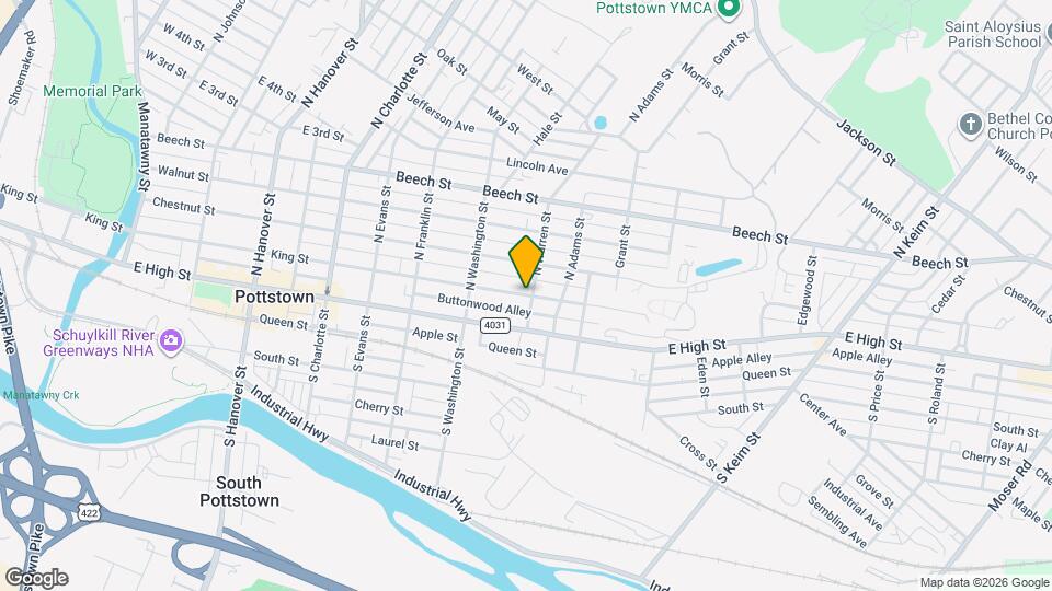 564 King St, Unit Rear back Map and Location Details